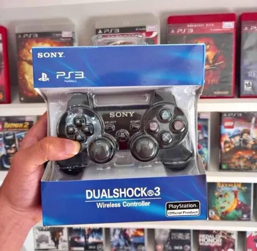 Controle PS3 DualShock 3, sem fio