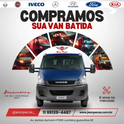 Compro sua van batida sem seguro