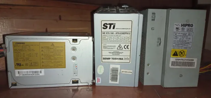 3 Fontes de Alimentação para PC - Seminovas