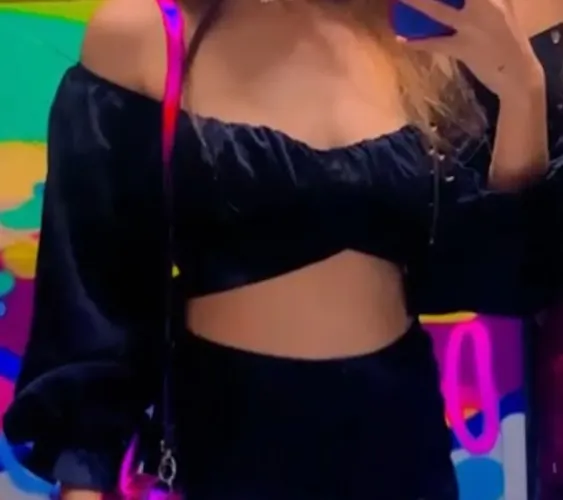 Cropped preto manga