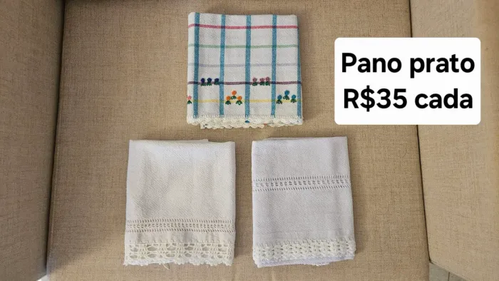 Panos de prato (cada)