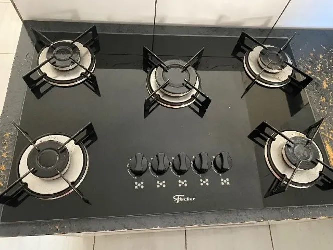 Fogao cooktop 5 bocas