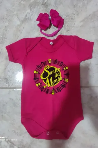 Body Bebê Sonho da Mamãe Mêsversário