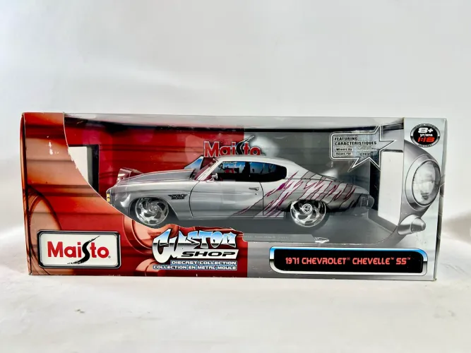 Chevrolet Chevelle SS Maisto Custom Shop Escala 1:18