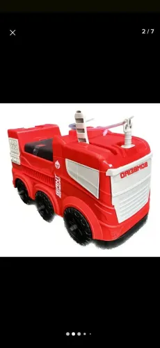 Carrinho andador de bombeiro