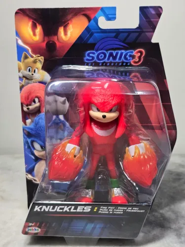 Knucles Sonic 3 o filme jakks lacrado