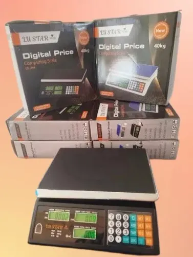 Balança 40kg digital eletrônica bateria recarregável 