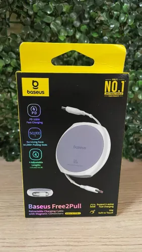 Cabo retrátil USB-C Baseus 100W 1m