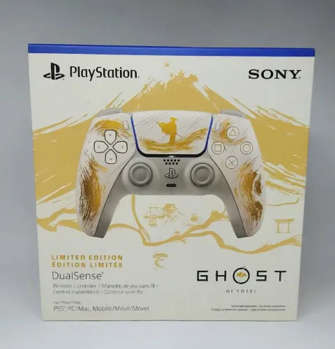 Corre! Controle ps5 Ghost of Yotei edição limitada