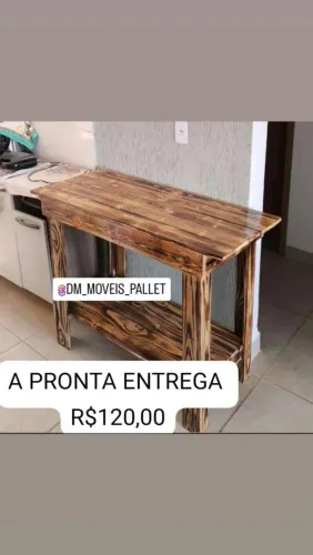 Mesa de Pallet Rústica - Pronta Entrega
