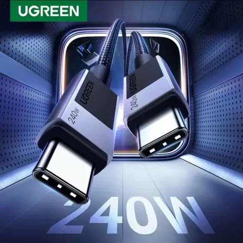 Cabo iPhone MacBook iPad 1metro Data Transfer USB-C 240W Ugreen