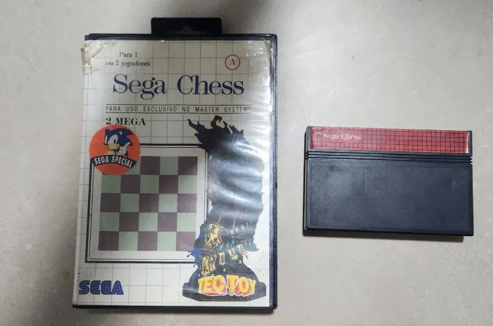 Sega Chess Tectoy Master System c/ caixa