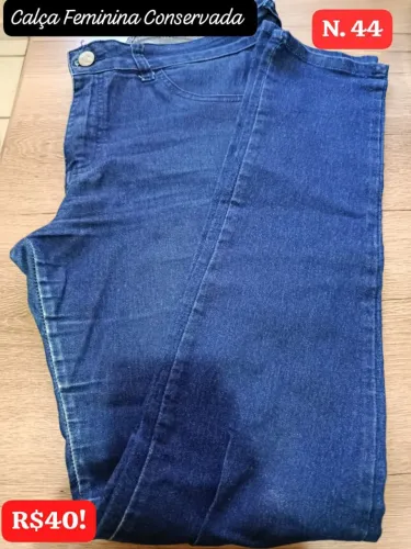 Calça Jeans Feminina Conservada - N. 44