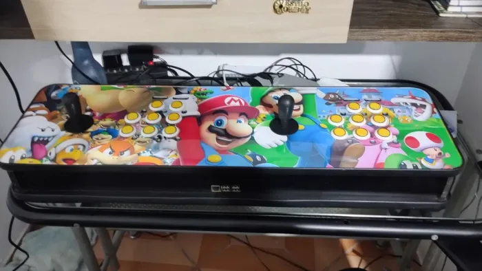 Joystick Arcade Personalizado - Tema Mario