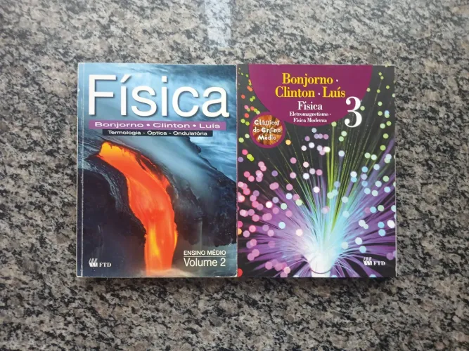 Livros Física Volume 2 e 3 | Clássicos do Ensino Médio (Bonjorno Clinton Luís)