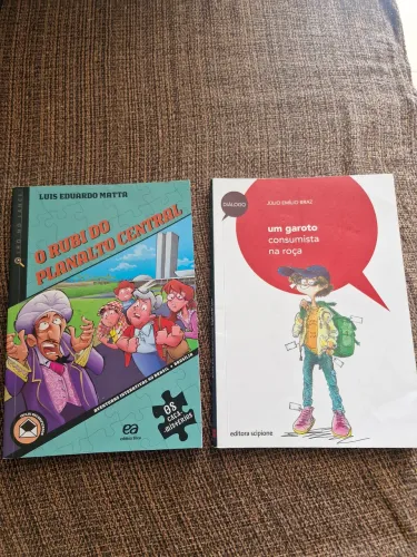 Livros infantojuvenis: O Rubi do Planalto Central e Um Garoto consumista na roça
