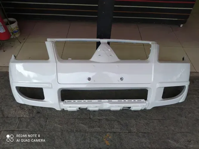 Parachoque Dianteiro Mitsubishi Tr4 2010 A 2016 Branco
