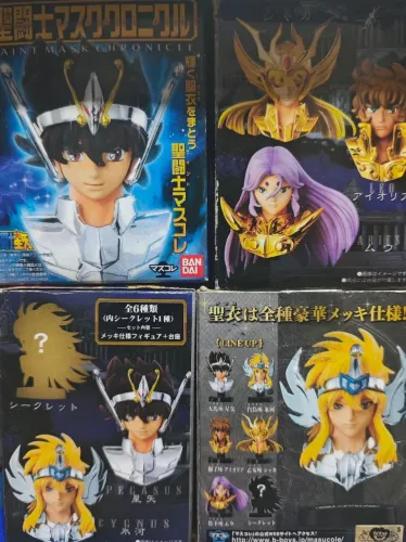 Cavaleiros do Zodíaco - Bustos Bandai 12cm