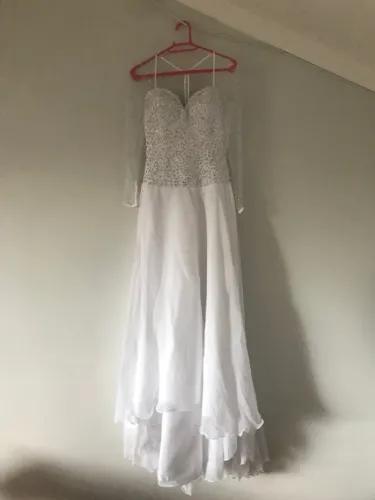 Vestido de noiva bordado com cristais Swarovski