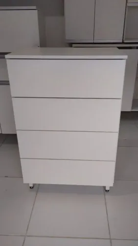 Cômoda 4 gavetas 100% MDF Nova