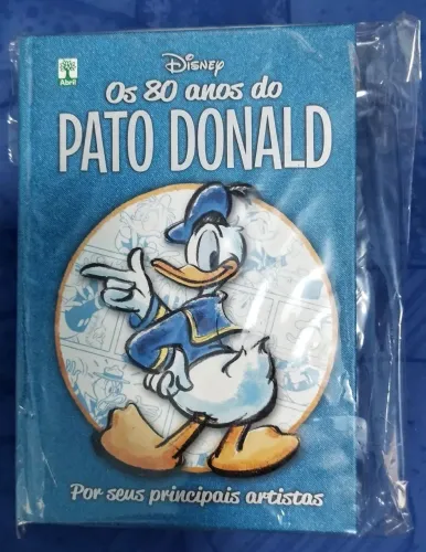 Kit com 3 livros Disney : 80 anos Pato Donald, Sobrinhos e Zé Carioca.