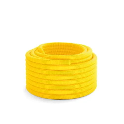 Noobi Informática | Eletroduto PVC Corrugado Flexível Amarelo Krona