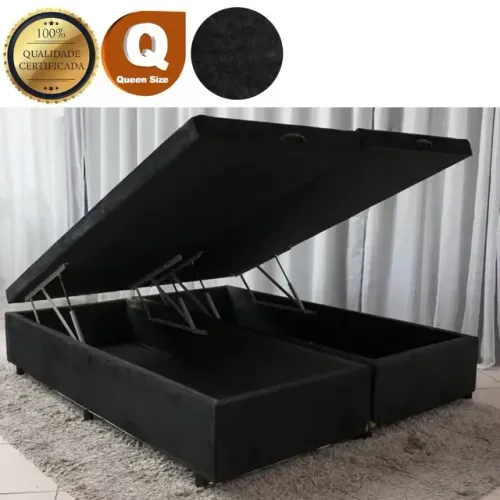 base box queen com bau 
