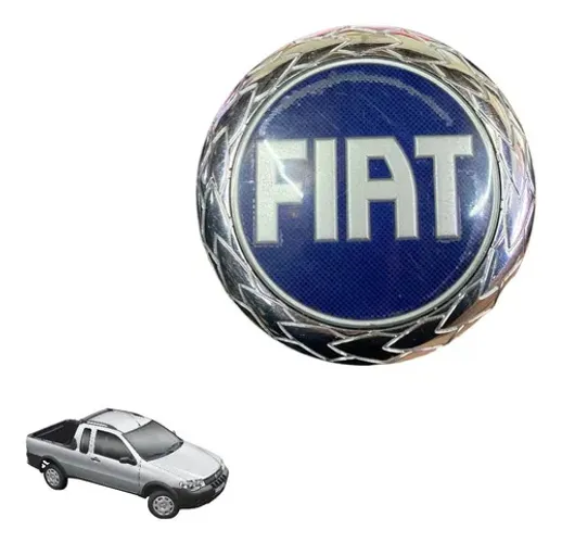 Emblema Grade Dianteira Fiat Palio Strada Siena 2008 2011