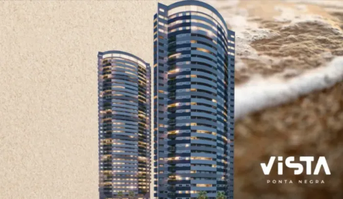 Condomínio Vista Ponta Negra - Apto 2/4 com 1 suíte de 66 m², 1 vaga por 464.900,00, Natal