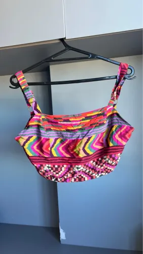 Top cropped farm estampado