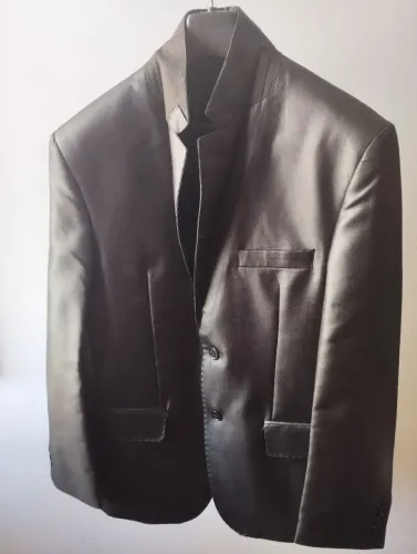 Blazer/ Terno poliviscose acetinado - T 52  " ANGELO CAMPANA ALFAIATARIA."
