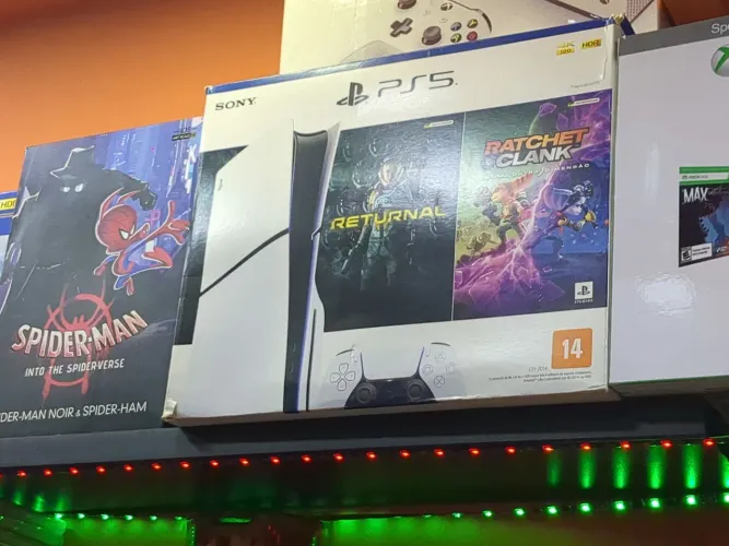 PS5 slim 1tb aceitamos troca