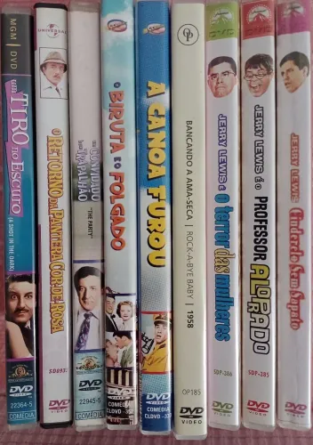 COLEÇÃO - Jerry Lewis e Peter Sellers DVDs