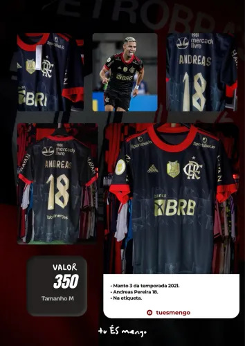 Camisa 3 da temporada 2021 Andreas Pereira