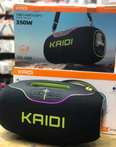 Caixa de som bluetooth tipo bombox kaidi 350w