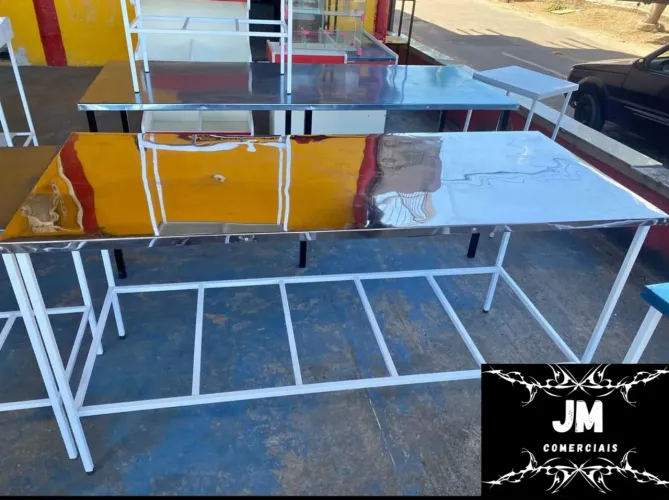 Mesas de Inox (fazemos entrega) vários tamanhos de mesas disponíveis