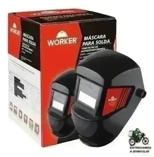 Mascara De Solda Escurecimento Automatico Wk71 Worker Profissional