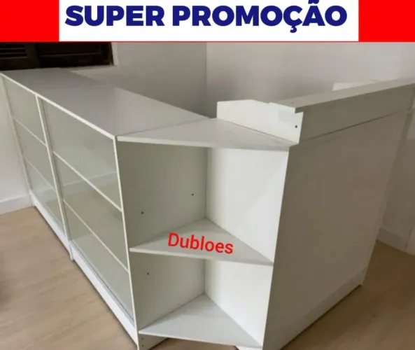 Balcão caixa e vitrines para loja super barato