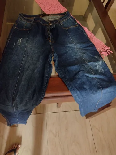 Calça Jeans tam46 e vestido vermelho tam M