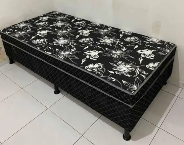 Cama box de solteiro - Entrega na hora