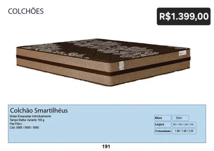 Colchão Smartilhéus