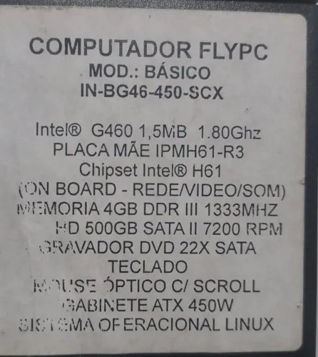 Vendo esse computador
