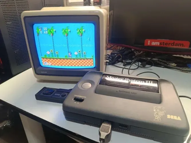 Master system 3 + controle 2 botoes