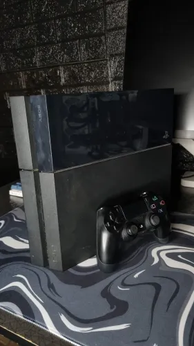 Ps4 fat 500gb + cabos e controle original 