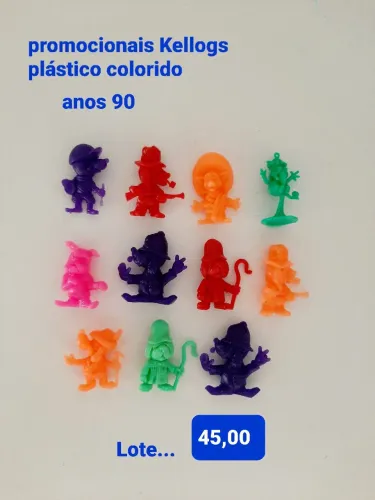 Bonecos promocionais Kellogs anos 90