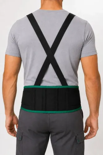 Cinta Lombar Ergonômica Reta Mazola com Suspensório - Nova - P M G GG