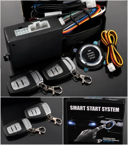 Smart Start System - Partida no Botão + Sistema Keyless Universal 12v