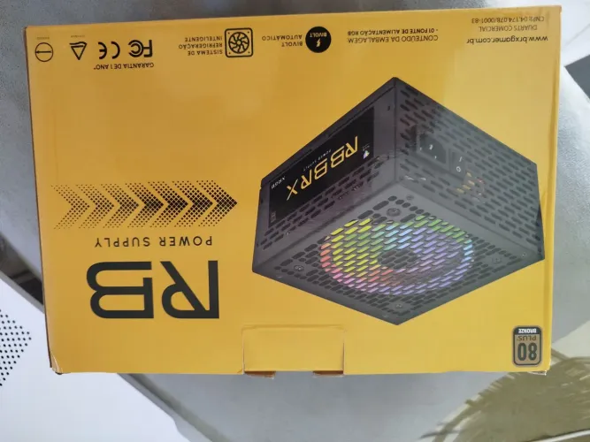 Fonte Brx Raibow RGB 650w