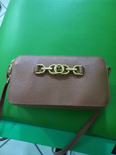 Bolsa Santa Lolla Transversal Caramelo - Ótimo Estado