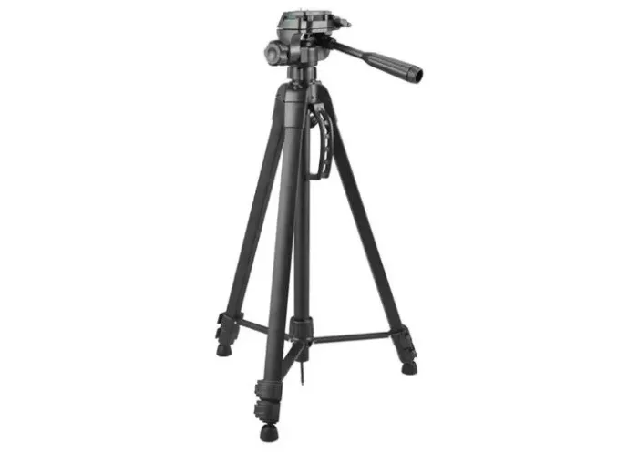 B-MAX Tripé Profissional, Tripé Ajustável para Câmera, Preto